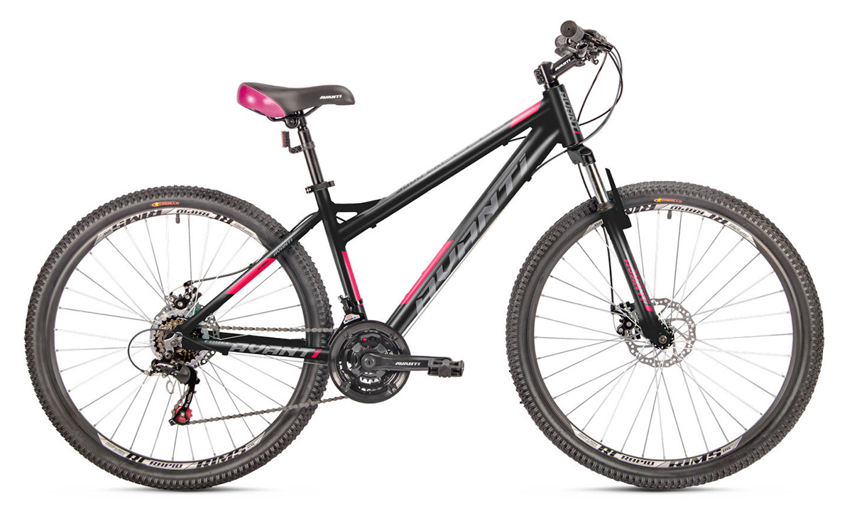 Фотография Велосипед Avanti FORCE 27,5" 2021, размер S, Черно-розовый